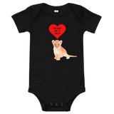 Heart of a Lion (Baby Short Sleeve One Piece)