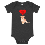 Heart of a Lion (Baby Short Sleeve One Piece)