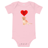 Heart of a Lion (Baby Short Sleeve One Piece)